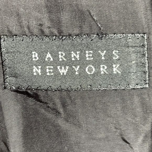 HUGO BOSS Barneys New York Wool Suit Jacket Navy Blue Blazer Men’s Size 42L - Picture 13 of 16